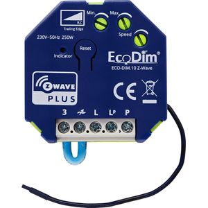 EcoDim - LED Inbouwdimmer Module - Smart WiFi - ECO-DIM.10 - Fase Afsnijding RC - Z-Wave - 0-250W