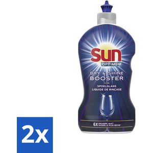 Sun - Shine & Dry Booster - Spoelglans - 450 ml - Voordeelverpakking - 2 stuks