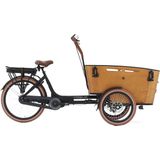 Vogue Carry 3 - Fiets (elektrisch) - Unisex - Matzwart;Bruin - 26;20