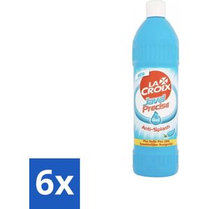 Javel Precise - Anti-Spat - Gel - Eucalyptus - Fris - Bleek - 750 ml - Voordeelverpakking - 6 stuks