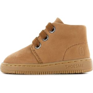 Baby | Babysneakers | Jongens | Cognac | Leer | Shoesme | Maat 20