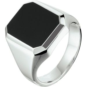 Zilveren Zegelring met onyx - PSN1014739