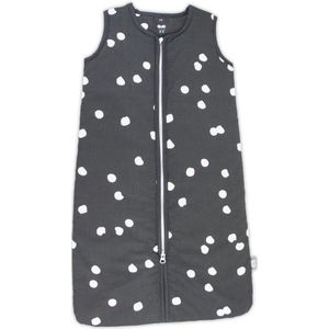 Briljant Baby Winterslaapzak Baby - Spots Iron - Antraciet - Maat 70 - Baby Winter Slaapzak