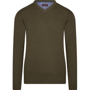 Cappuccino Italia - Heren Sweaters Pullover Army - Groen - Maat M