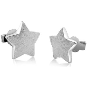 Nenalina Dames Oorbellen Stecker Stern Astro Look 925 Silber