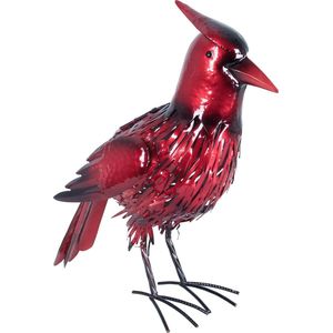 Luxform Tuinlamp Red Bird Solar 6lm 54 X 17 X 49 Cm Staal Rood