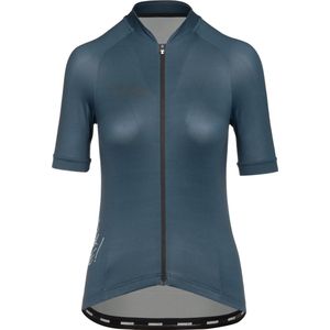 BIORACER Fietsshirt Dames Korte Mouw - Model 'Icon Metalix' - Blauw - Maat XL - Fietskleding Dames