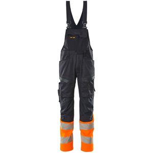 Mascot Accelerate Safe Amerikaanse overall met kniezakken 19669-236 - donkermarine/hi-vis oranje - C50 - 90