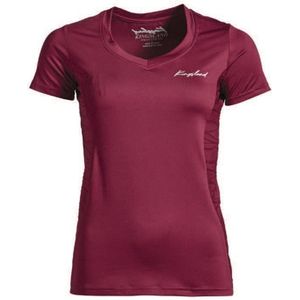 Kingsland KLpenny Ladies V-Neck Shirt - Burgundy - Maat XS