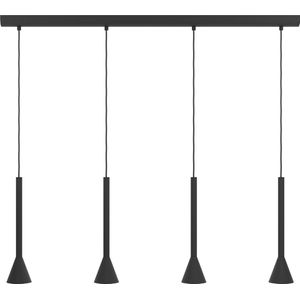 EGLO Cortaderas Hanglamp - GU10 - 113 cm - Zwart/Goud