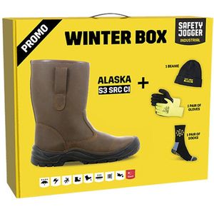 SAFETY JOGGER Veiligheidslaars Alaska S3 bruin PROMOBOX - Maat 46