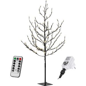 Kersenbloesemboom - Kerstbloesem Boom - Lichttak - Kerstversiering - Lichtboom - Kerstverlichting - Kerstboom Met Verlichting - Voor Binnen en Buiten - 180 cm - Zwart