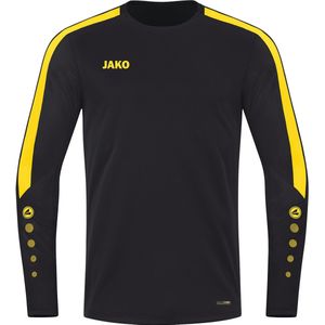 JAKO Power Sweater Kind Zwart-Geel Maat 152