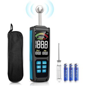 Professionele Bouwmaterialen Vochtmeter - Groot HD-Kleuren Display - Diepteanalyse Functie - Betrouwbare Voachtmetingen - Draagbaar en Compact - Bouwproject Essentieel