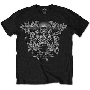 Guns N' Roses - Skeleton Guns Heren T-shirt - M - Zwart