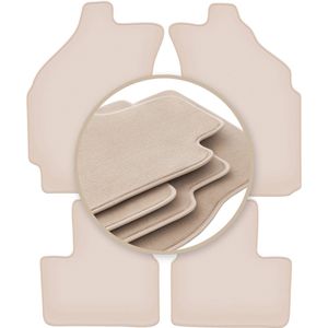 PREMIUM beige vloermatten voor: Chevrolet Spark II M200 hatchback 2005-2009