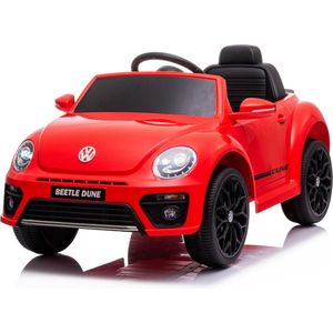 Volkswagen beetle - Elektrische kinderauto - 12V Accu Auto - Voor Jongens en Meisjes - Afstandsbediening - Rood
