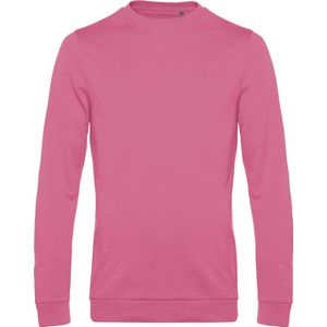 Sweater 'French Terry' B&C Collectie maat S Pink Fizz/Roze