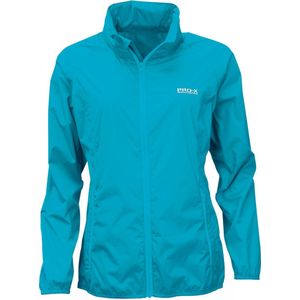 Turqoise lichtgewicht dames regenjas Packable van Pro-X Elements 5XL