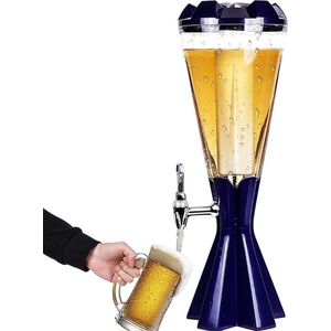 3L Drankzuil Biertoren Dispenser Met IJsbuizen En LED-verlichting - Perfect Voor Keukenfeesten