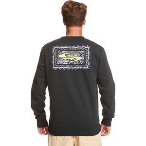 2024 Quiksilver Heren Surf The Earth Sweatshirt - Zwart