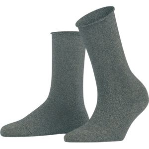 FALKE Shiny allover glans duurzaam lyocell sokken dames grijs - Maat 35-38