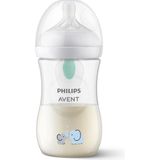 Philips Avent Natural Response Babyfles met Airfree-ventiel - Olifant - 1 Fles - 260ml - 1+ maanden - Snelheid 3-speen - SCY673/81