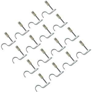 100 STKS Gelegeerd Staal Plafondspijkerset Slijtvaste Mini Houtbewerking Nagel Professionele Schiethameraccessoires voor Huisdecoratie (20 mm / 079 inch buisclipspijker)