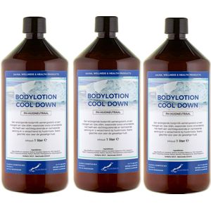 Bodylotion Cool Down 1 Liter - set van 3 stuks