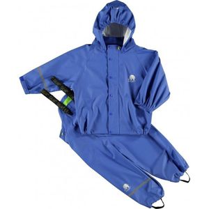 CeLaVi - Basic regenpak voor kinderen - Oceaanblauw - maat 90 (86-98cm)