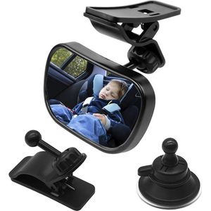 Autospiegel Baby - Achterbank Spiegel Baby - Achteruitkijkspiegel - Babyspiegel - Baby Veiligheid - Premium