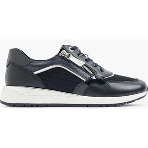 medicus Donkerblauwe leren comfort sneaker - Maat 42