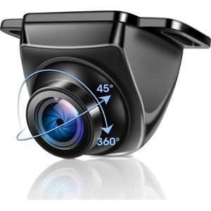 Draaibare Achteruitrijcamera met Universeel Nachtzicht en Achteruitrijlijn - 360° Rotatie - Waterbestendig - Auto Achteruitrijcamera