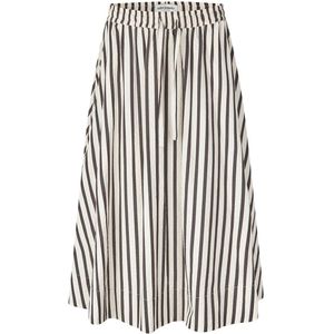 Lollys Laundry Bristol - Rok - Gestreept - Wit - XL
