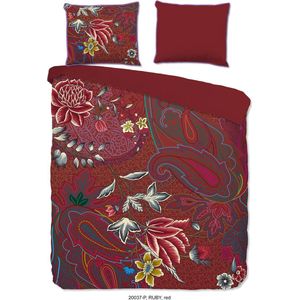 Happiness Dekbedovertrek Ruby - 240x220 - Percale Katoen - No.20037 - Rood