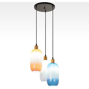 Hanglamp met kleurverloop in glas - Anne