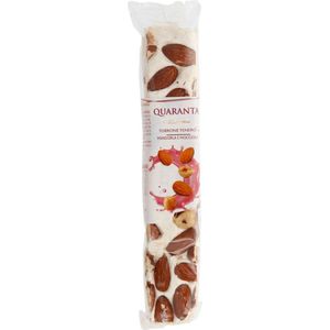 Quaranta Almond hazelnuts bars nougat 100 gram