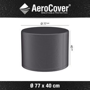 Platinum AeroCover lounge-, koffie-, vuurtafelhoes. Ademende hoes voor lounge-, koffie- en vuurtafels Ø77xH40cm.