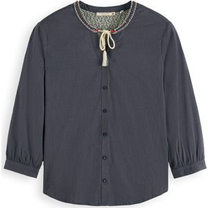 Scotch & Soda Top with beaded collar Dames Top - Maat 42