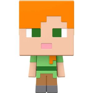 Minecraft Mob Heads Minis - Speelfiguur - Poppetje met oranje haren