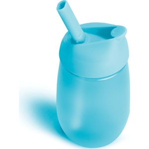 Munchkin Simple Clean Rietjesbeker - Eenvoudig te reinigen - Antilek - Vaatwasser bestendig - Vanaf 12 maanden - Blauw