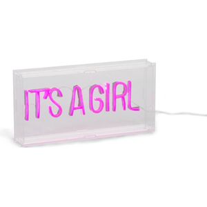 Neon Verlichting - It's A Girl - Roze