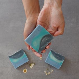 Geurtuin ZEEP BAR Himalaya 3x90g Patjouli, Sandelwood en Jasmijn, Natuurlijke Vegan Zeep, Handgemaakt, Creatief, Uniek, Sustainable SoapGift