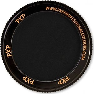 PXP Professional Colours schmink zwart 30 gram - Schminken verjaardag feest festival thema feest - Word geleverd in kartonnen doosje, niet in envelop ivm beschadiging