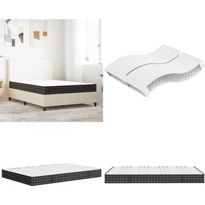 vidaXL Binnenveringmatras middelhard 140x200 cm - Binnenveringmatras - Binnenveringmatrassen - Tweepersoonsmatras - Tweepersoons Matras
