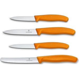 Victorinox Swiss Classic Keukenset - 4-delig - Oranje - RVS