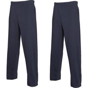 2-Pack Fruit of the Loom Joggingbroek (met rechte Pijp) Blauw Maat L