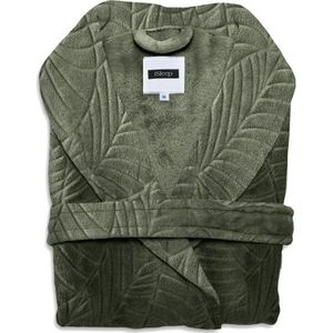 iSleep Leaf Badjas Lang - Maat XL - Olive Green