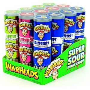 Warheads Super Sour Candy Spray - 12 Stuks - Amerikaans Snoep - Zuur Snoep - Snoep Spray