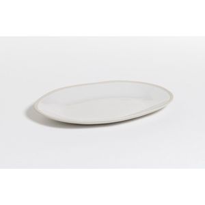 The Table | Atelier Serveerschaal - Milk - Wit - handgemaakte schaal - 24,5x16 cm